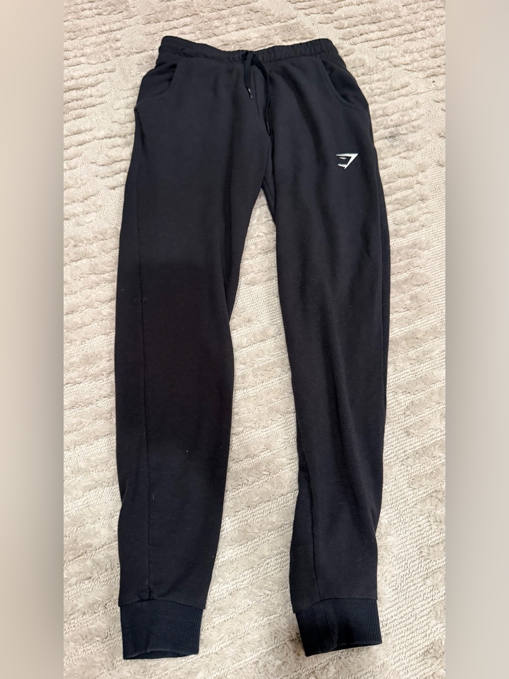Gymshark Black Logo Joggers